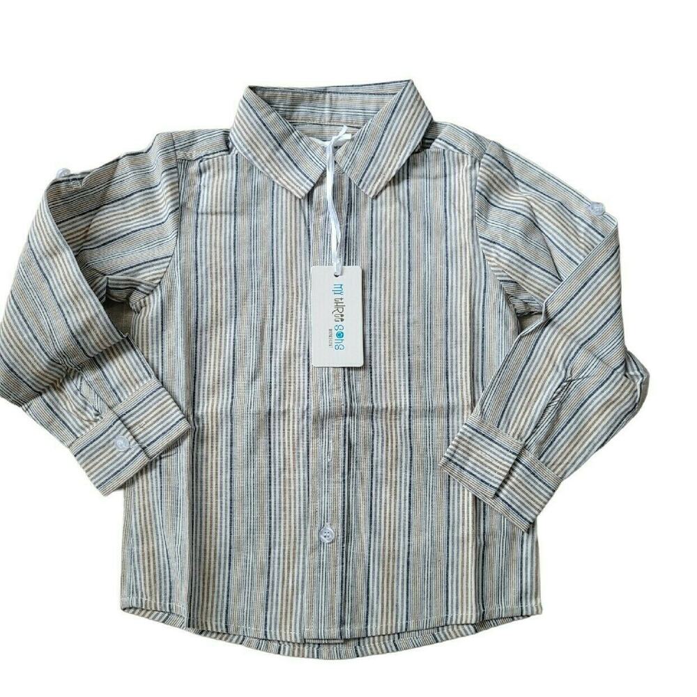 My Three Sons By Evie's Closet Striped Shirt